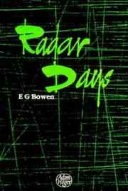 Radar Days, Bowen E G