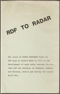 RDF to Radar